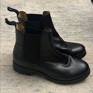 Wills Vegan Shoes Classic Black Chelsea Boots